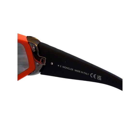 Moncler Wrapid Sunglasses ML0249 43A Matte Orange/Black 0mm - Picture 3 of 5